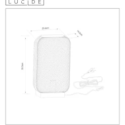 Lucide Tafellamp Mesh
