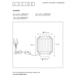 Lucide Tafellamp Sueno