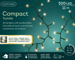 Lumineo Verlichtingssnoer Met Twinkel (500 Led)