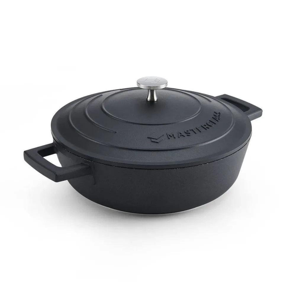 Masterclass Gietaluminium Braadpan (O24 Cm) (2,5L) (Lichtgewicht)