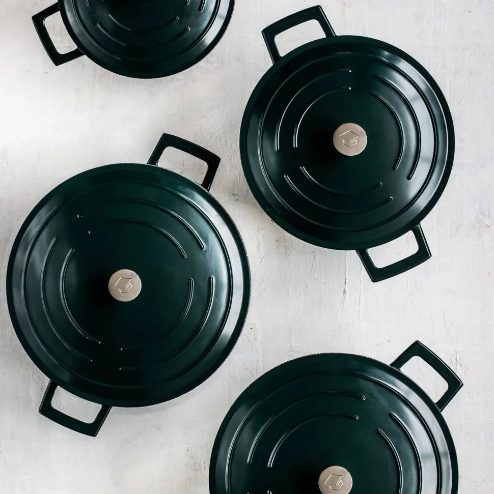 Masterclass Gietaluminium Braadpan (O24 Cm) (4L) (Lichtgewicht)