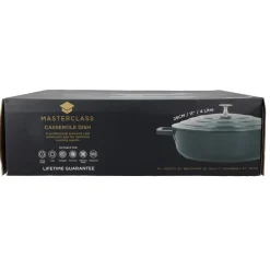 Masterclass Gietaluminium Braadpan (O28 Cm) (4L) (Lichtgewicht)