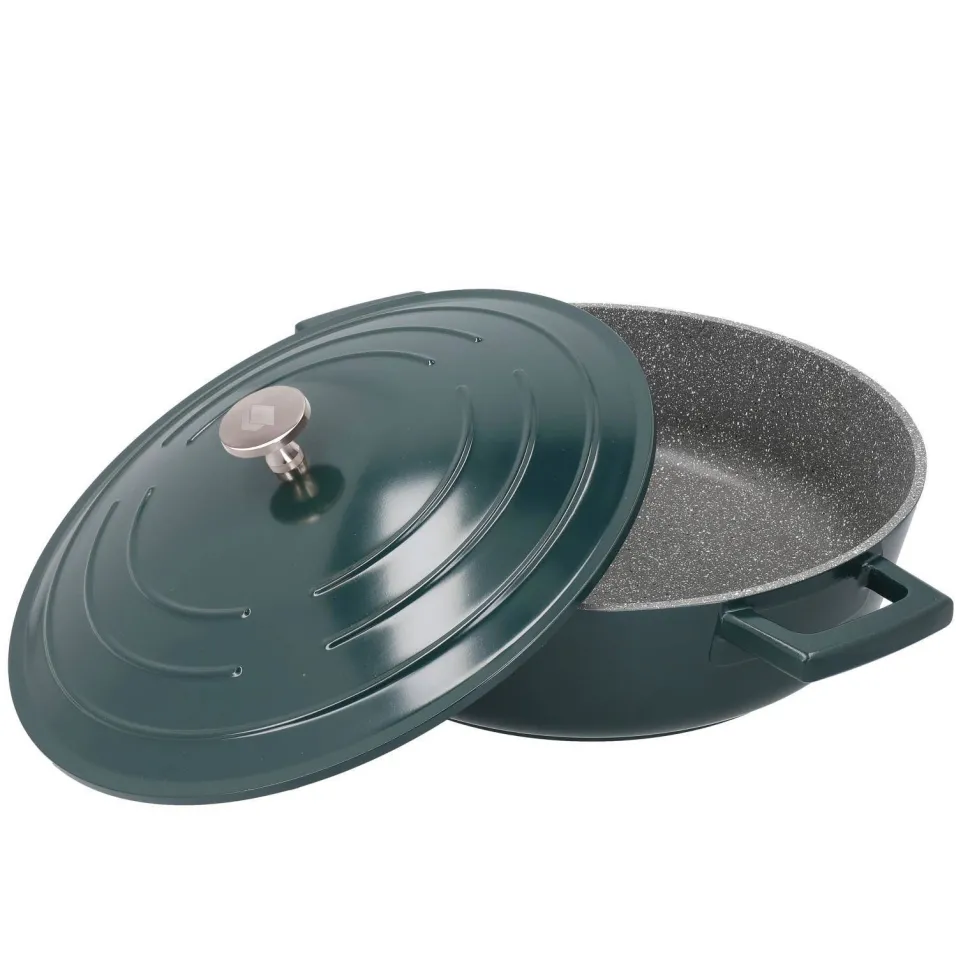 Masterclass Gietaluminium Braadpan (O28 Cm) (4L) (Lichtgewicht)
