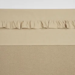 Meyco Baby Ledikantlaken Ruffle 100X150 Sand