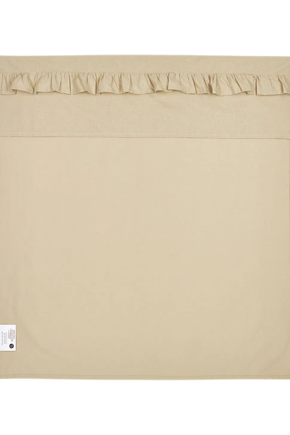 Meyco Baby Ledikantlaken Ruffle 100X150 Sand
