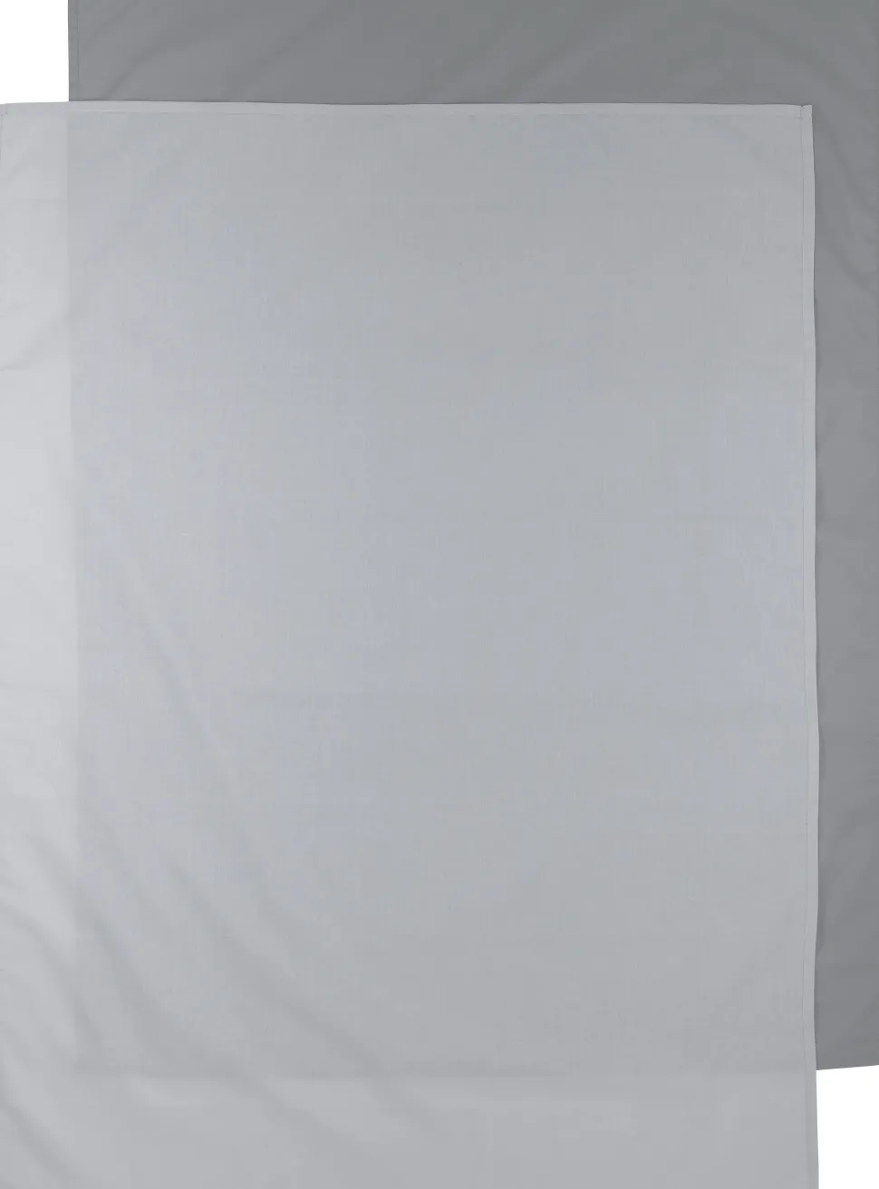 Meyco Baby Ledikantlaken - Set Van 2 100X150 Cm Uni Grijs/Uni Lichtgrijs