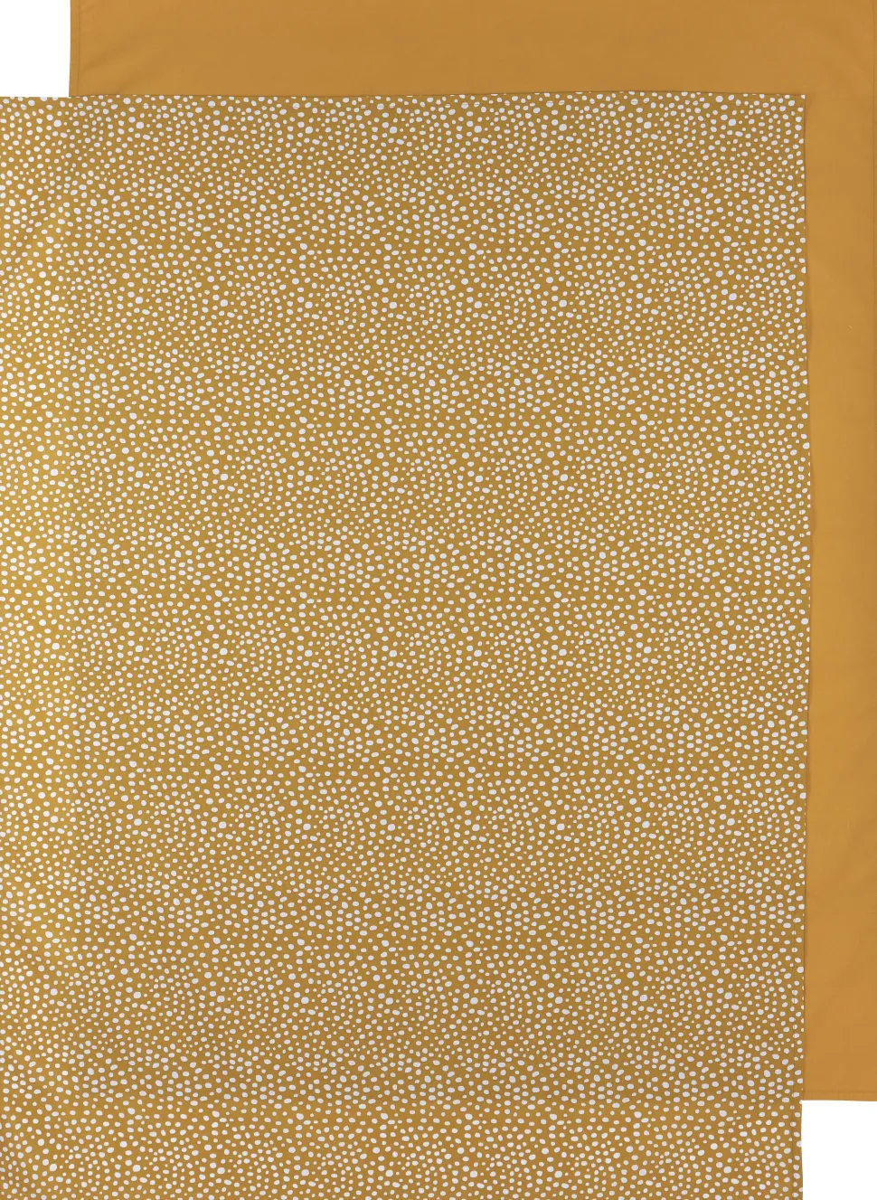 Meyco Baby Ledikantlaken - Set Van 2 100X150 Cm Cheetah/Uni Honey Gol