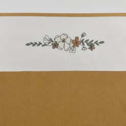 Meyco Baby Wieglaken Floral 75X10 Cm Honey Gold