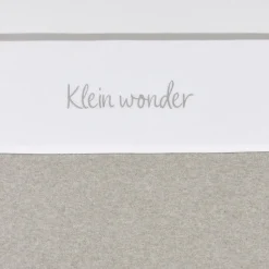 Meyco Baby Wieglaken 'Klein Wonder' Greige