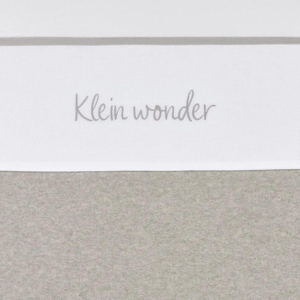 Meyco Baby Wieglaken 'Klein Wonder' Greige