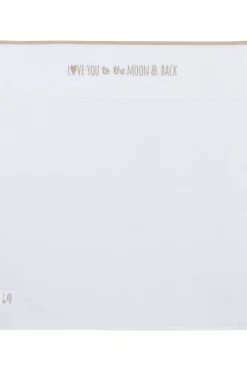 Meyco Baby Wieglaken 'Love You To The Moon & Back' Sand