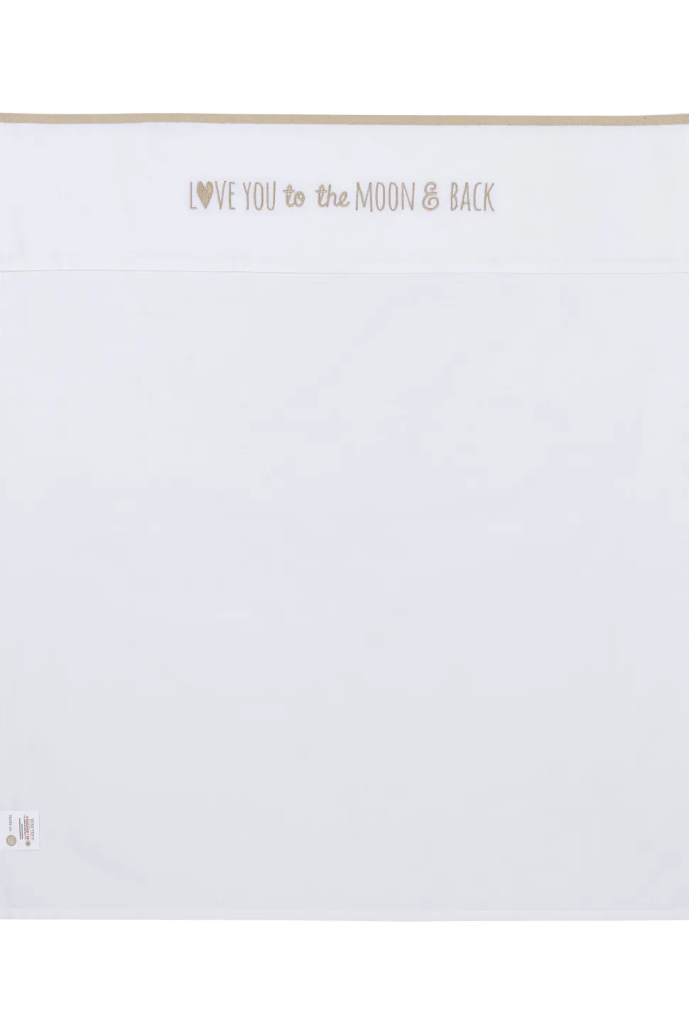 Meyco Baby Wieglaken 'Love You To The Moon & Back' Sand