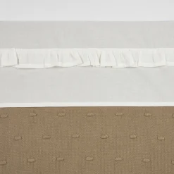 Meyco Baby Wieglaken Ruffle 75X100 Offwhite