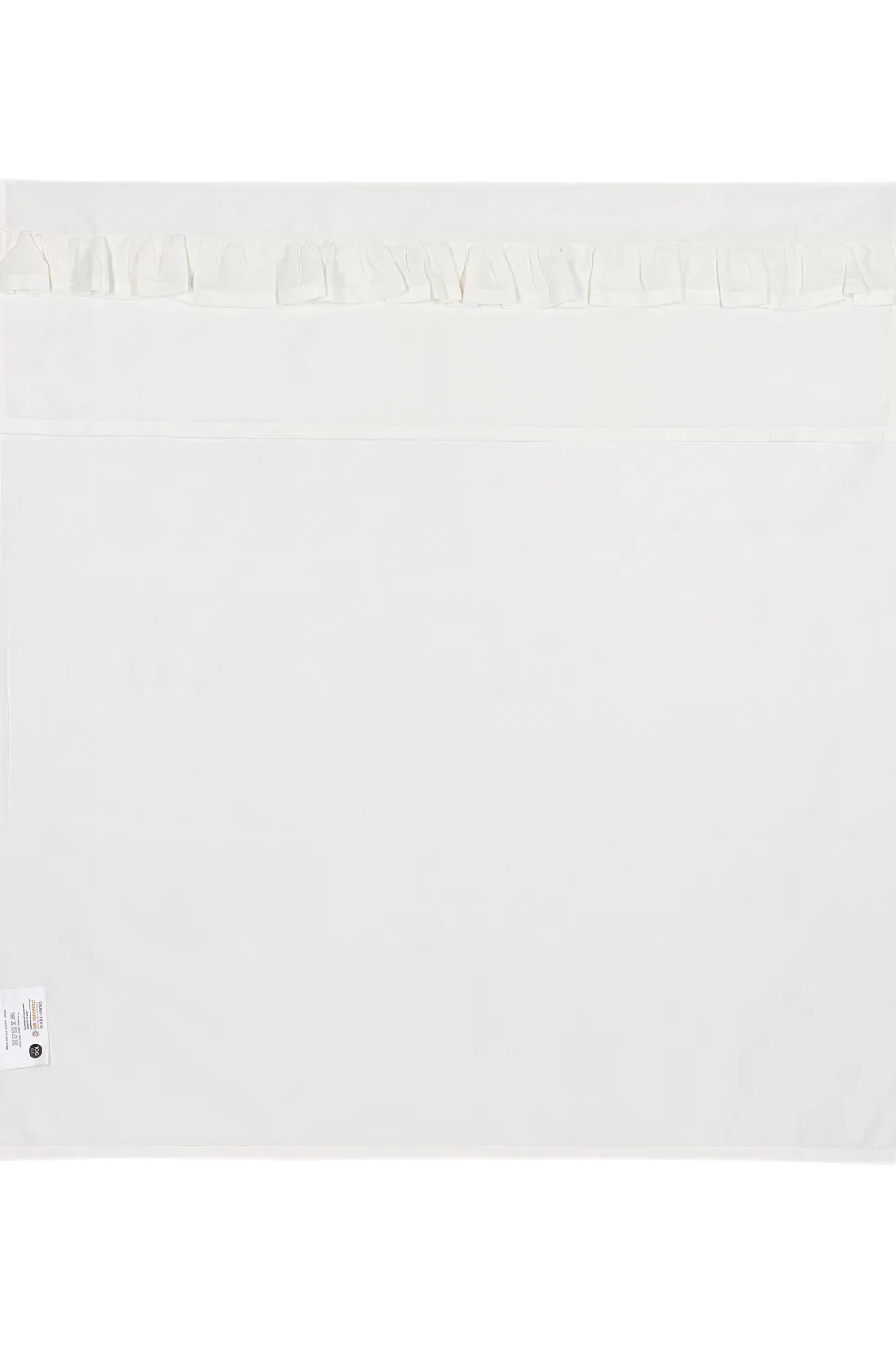 Meyco Baby Wieglaken Ruffle 75X100 Offwhite