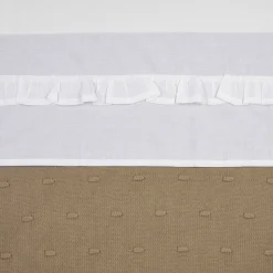 Meyco Baby Wieglaken Ruffle 75X100 White