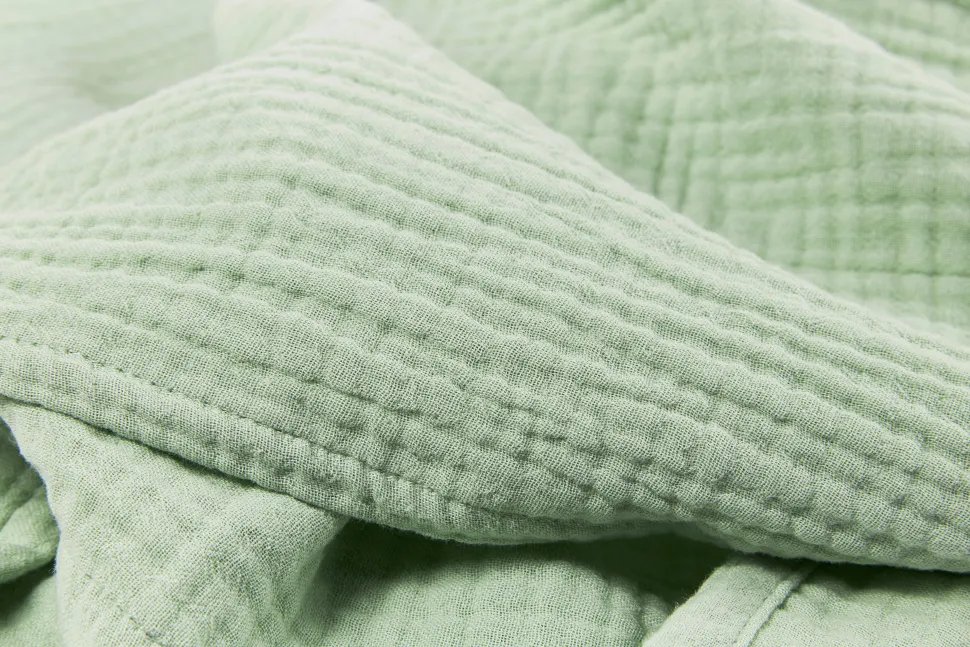 Meyco Hydrofiele Baby Wieglaken 75X100 Cm Soft Green