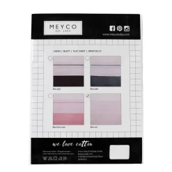Meyco Ledikantlaken Met Bies 100X150 Cm Wit/Wit