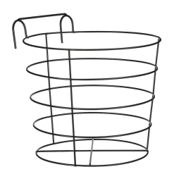 Mica Decorations Callee Mand Muurhanger Zwart - (L23,5Xb26Xh23,5 Cm)