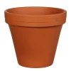 Mica Decorations Stan Bloempot Rond Terra - (H13,5Xo15,5 Cm)
