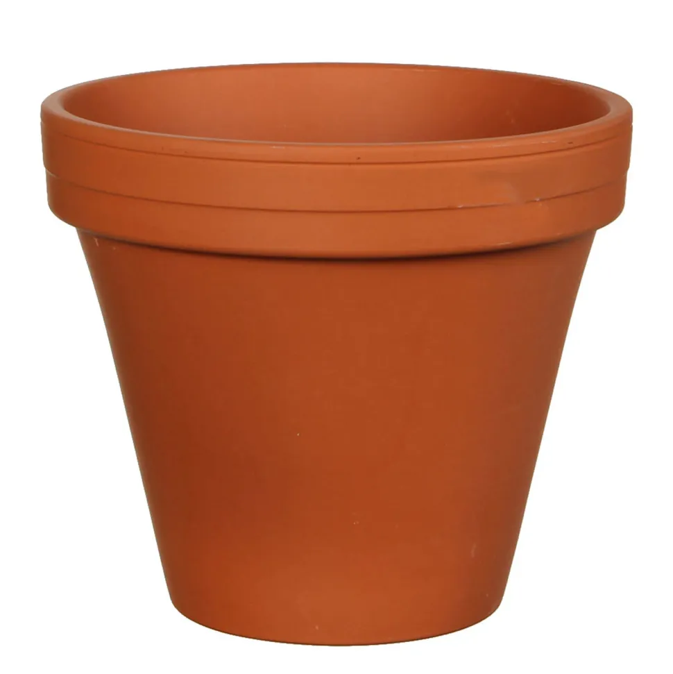 Mica Decorations Stan Bloempot Rond Terra - (H13,5Xo15,5 Cm)