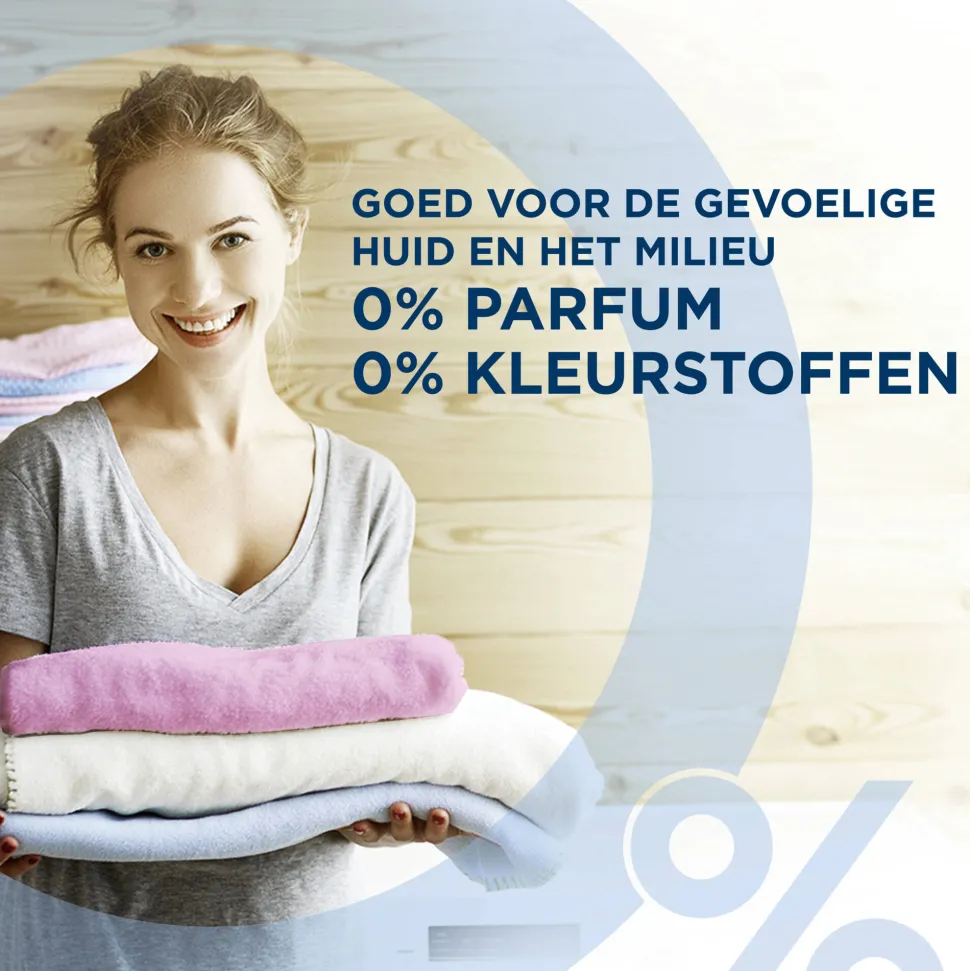 Neutral Parfumvrij Kleur Waspoeder - 4 X 18 Wasbeurten - Voordeelverpakking - 72 Wasbeurten