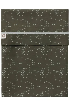 Noppies Baby Comfort Botanical Poplin Reversible Baby Wieglaken Gots 80X100 Cm Beetle