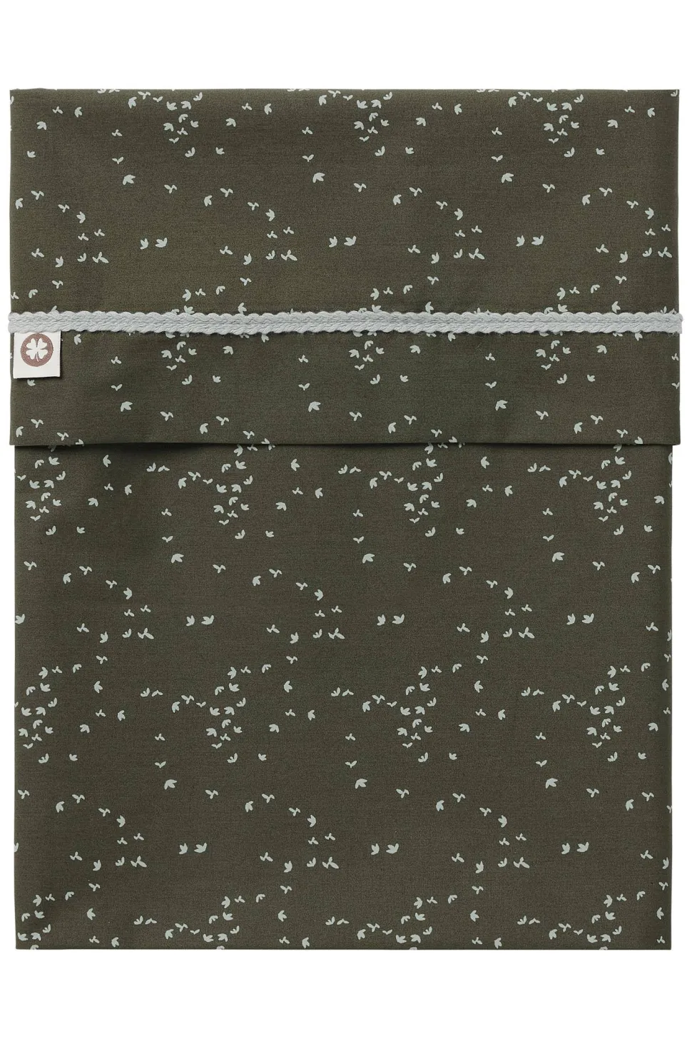 Noppies Baby Comfort Botanical Poplin Reversible Baby Wieglaken Gots 80X100 Cm Beetle
