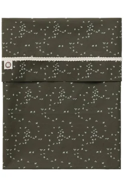 Noppies Baby Comfort Botanical Poplin Reversible Baby Wieglaken Gots 80X100 Cm Beetle