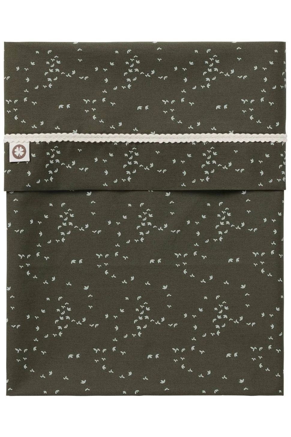 Noppies Baby Comfort Botanical Poplin Reversible Baby Wieglaken Gots 80X100 Cm Beetle