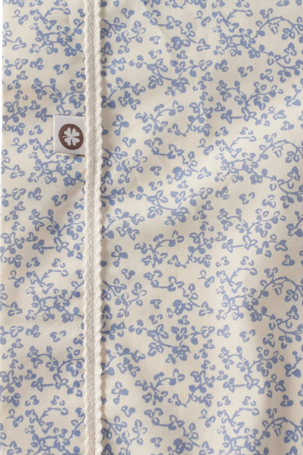 Noppies Botanical Poplin Wieglaken 80X100 Cm Colony Blue