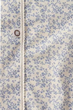 Noppies Botanical Poplin Ledikantlaken 110X140 Cm Colony Blue