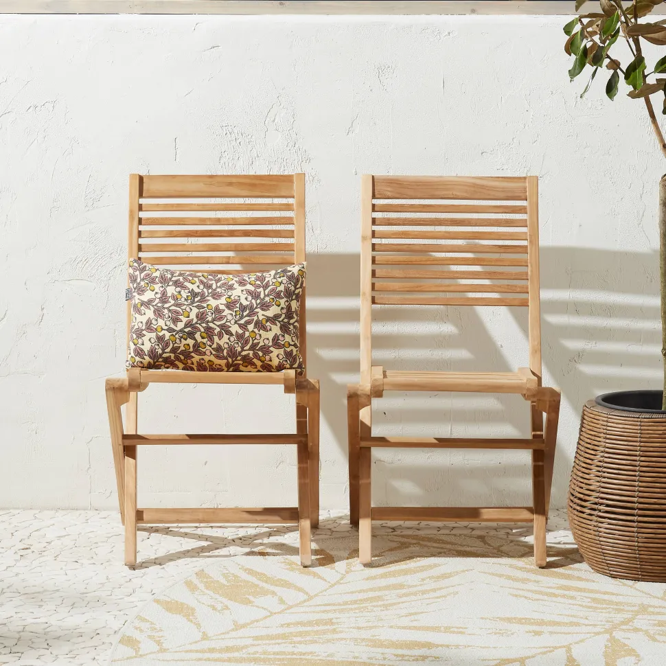 Nous Garden Teak Bistrostoel Bandung (Set Van 2)