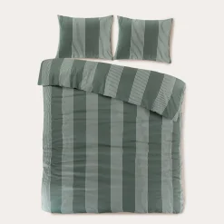 Nous Living Katoenen Dekbedovertrek 2 Persoons Wide Stripe (200X220 Cm)