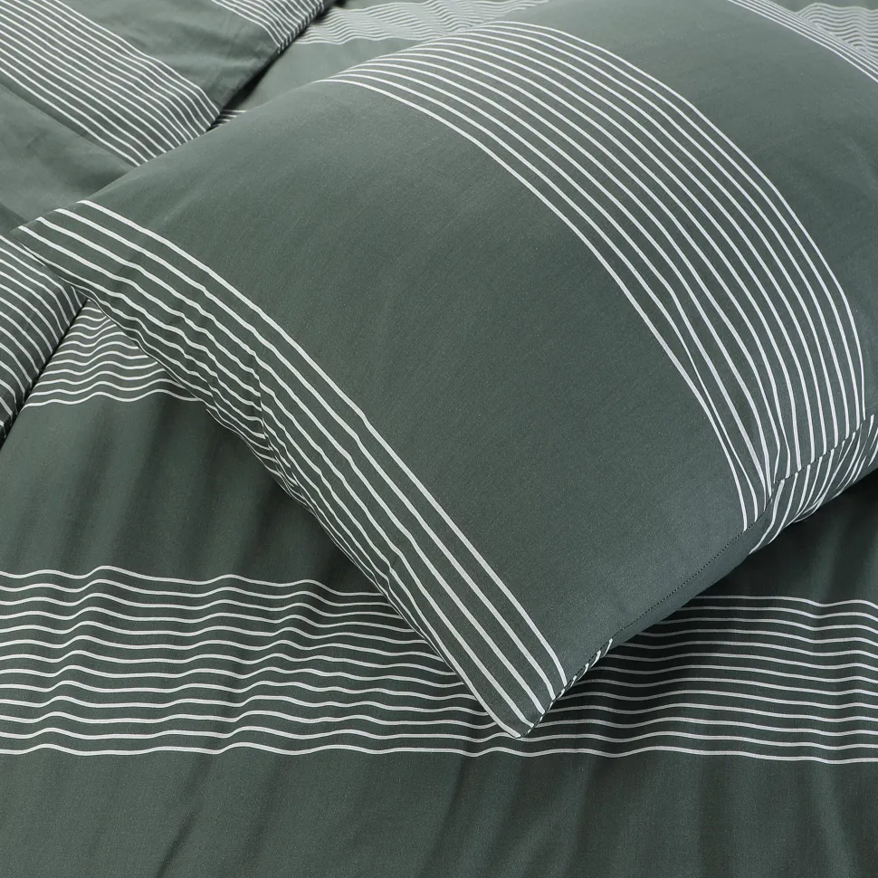 Nous Living Katoenen Dekbedovertrek Lits-Jumeaux Wide Stripe (240X220 Cm)