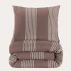 Nous Living Katoenen Dekbedovertrek 1 Persoons Wide Stripe (140X220 Cm)