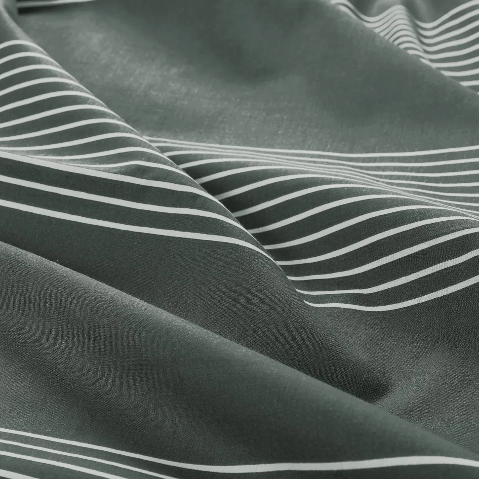 Nous Living Katoenen Dekbedovertrek 1 Persoons Wide Stripe (140X220 Cm)