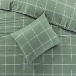 Nous Living Katoenen Dekbedovertrek Lits-Jumeaux Line Check (240X220 Cm)