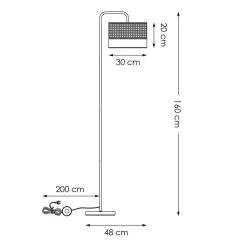 Nous Living Vloerlamp Dex (O20 Cm)