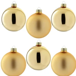 Nova Belle Kerstbal (Set Van 6) (O8 Cm)