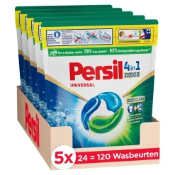 Persil Discs Universal Doy - Wascapsules - Voordeelverpakking - 5 X 24 Wasbeurten - 120 Wasbeurten