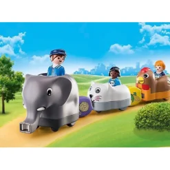 Playmobil 1-2-3 Dierentrein 70405