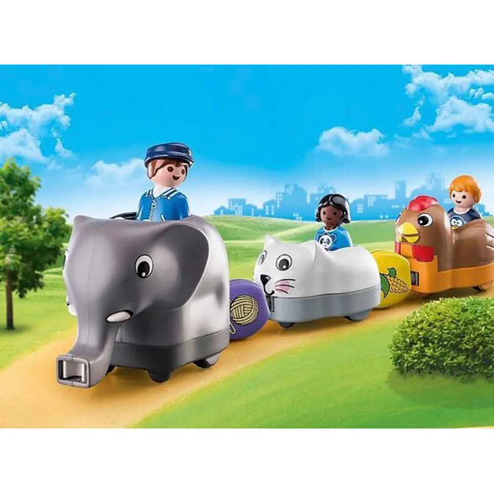 Playmobil 1-2-3 Dierentrein 70405