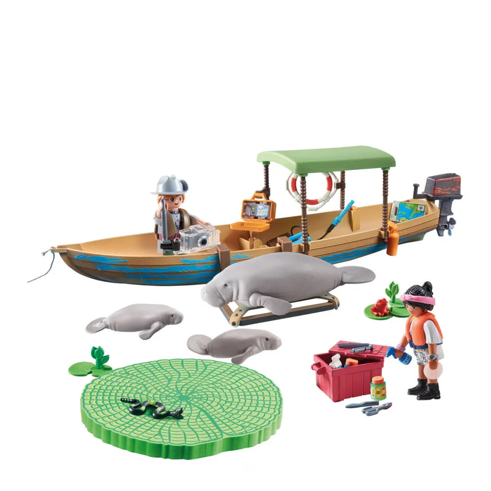 Playmobil Wiltopia Boottocht Naar De Zeekoeien - 71010