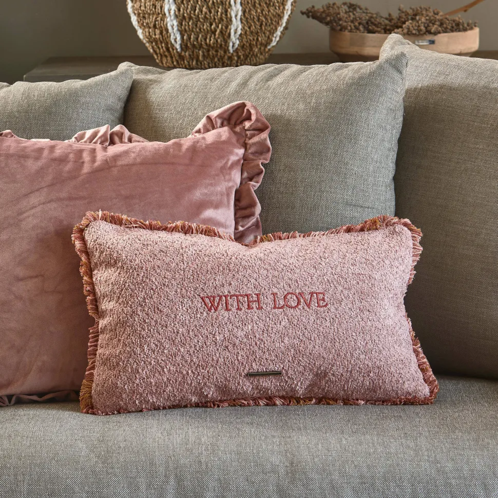 Riviera Maison Sierkussenhoes Rm With Love (30X50 Cm)