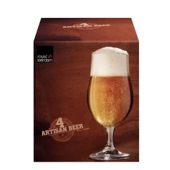 Royal Leerdam Bierglas Artisan (Set Van 4)