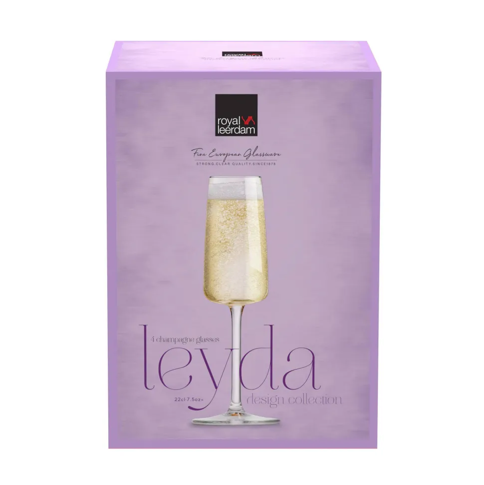 Royal Leerdam Champagneglas Leyda (Set Van 4)