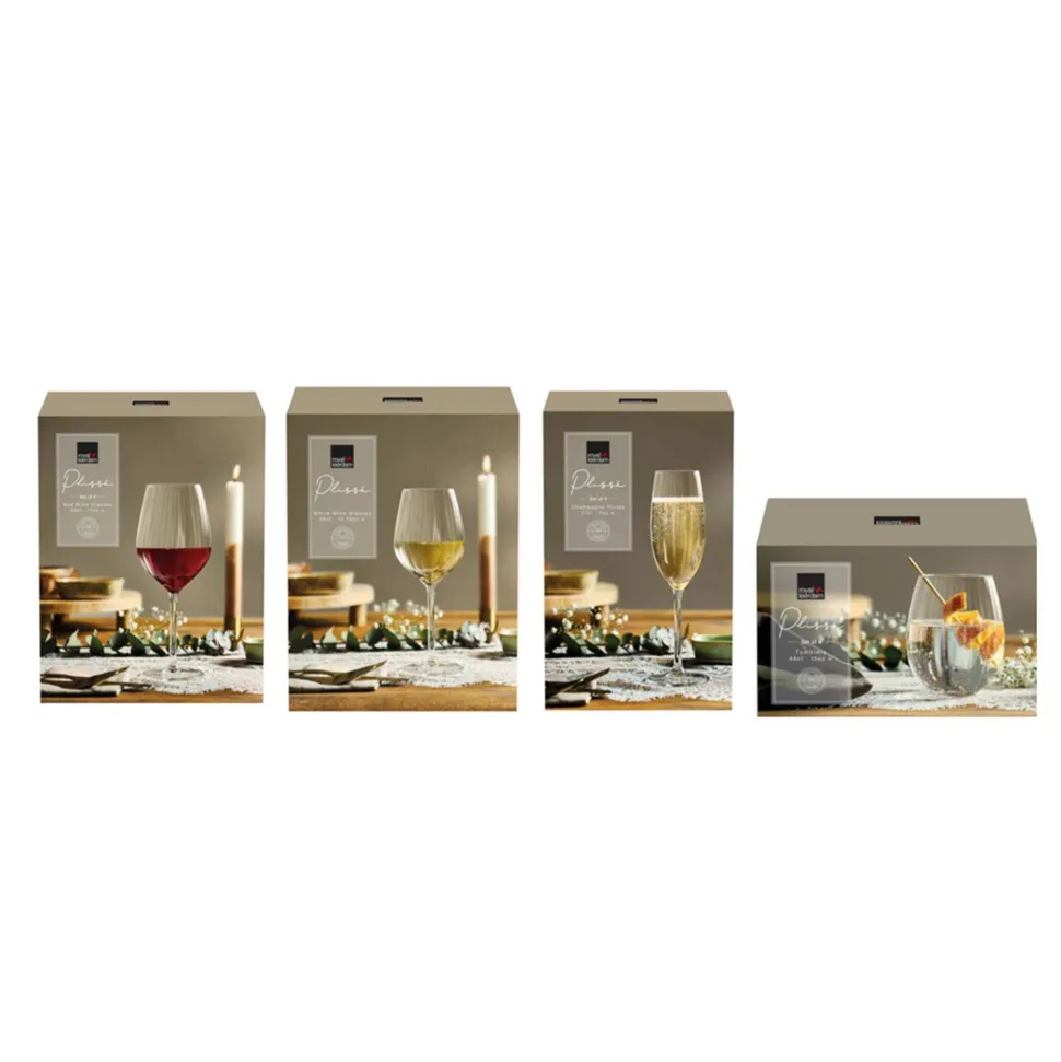 Royal Leerdam Champagneglas Plisse (Set Van 4)