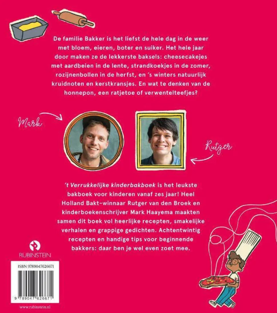 Rutger Van Den Broek En Mark Haayema 'T Verrukkelijke Kinderbakboek