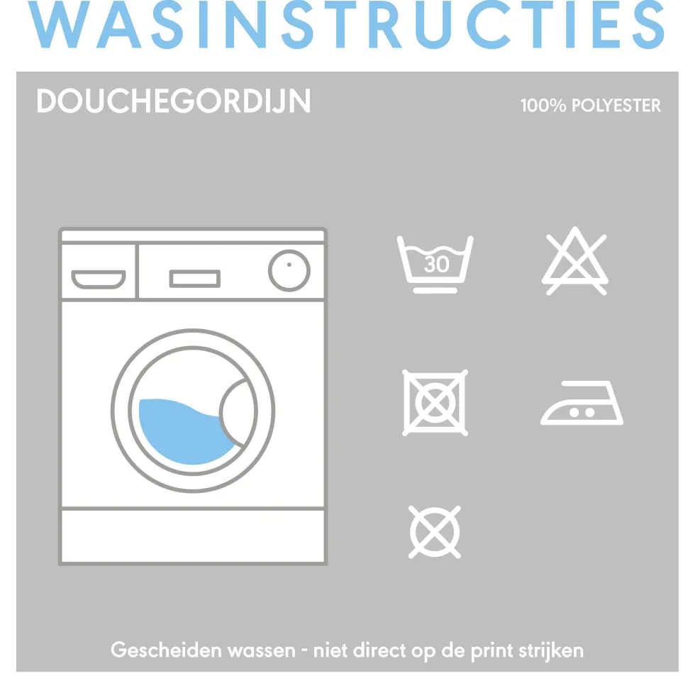 Sealskin Douchegordijn Linje