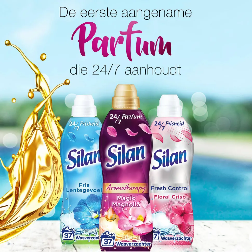 Silan Aroma Therapy Magic Magnolia Wasverzachter - 222 Wasbeurten - 222 Wasbeurten